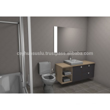 NEW ARRIVAL Affordable Design Bathroom Furniture, Grey Soft Touch surfaced Melamine Coated Mdf door and Carcass